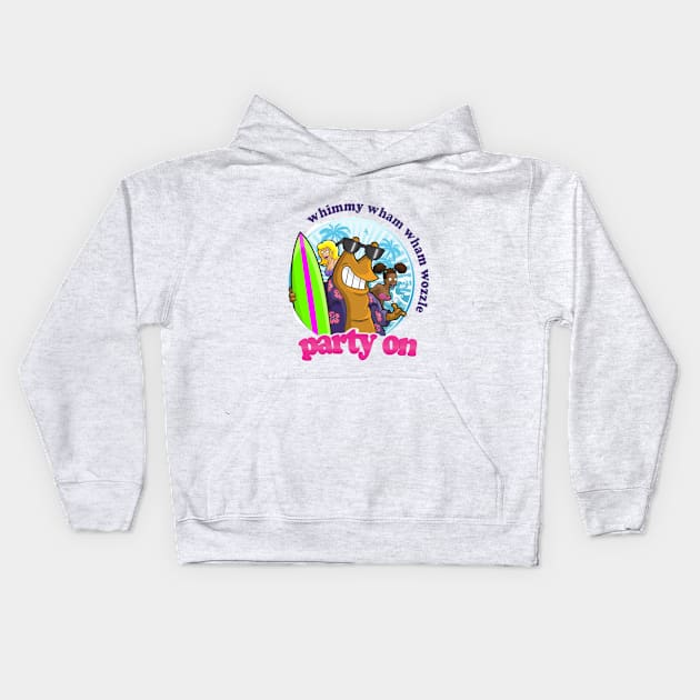 Party Worm Kids Hoodie by Pryma Design